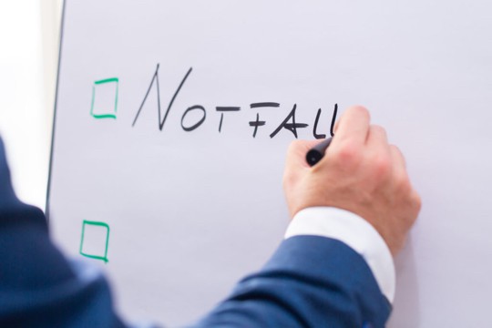 Erarbeitung von Szenarien eines Notfalls an einem Flipchart